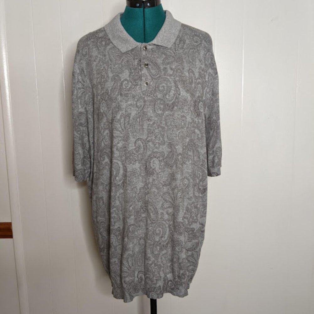 Tasso Ellba Men's Supima Cotton Polo Shirt. Size 2XL.